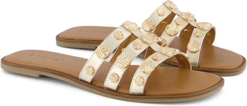 INUOVO Sandalen met studs Goud - Foto 4