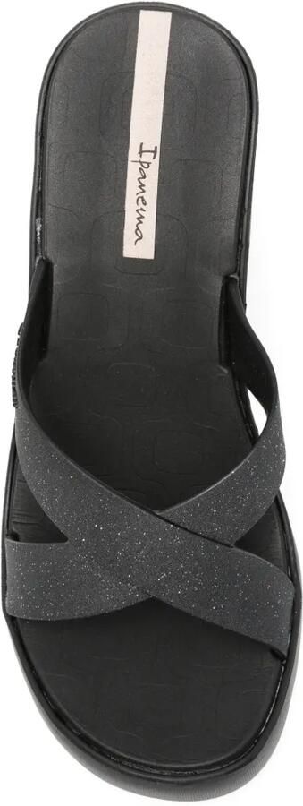 Ipanema High Fashion II sandalen met gekruiste bandjes en glitters Zwart - Foto 3