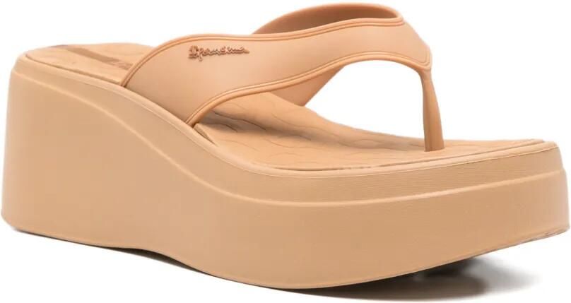 Ipanema Solaris sandalen met plateauzool Beige