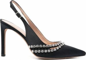 IRO Slingback pumps met kristallen Zwart
