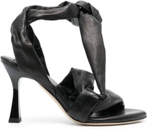 IRO Dydleen leren sandalen Zwart