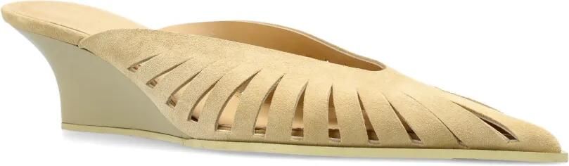 IRO Fauve suède muiltjes Beige
