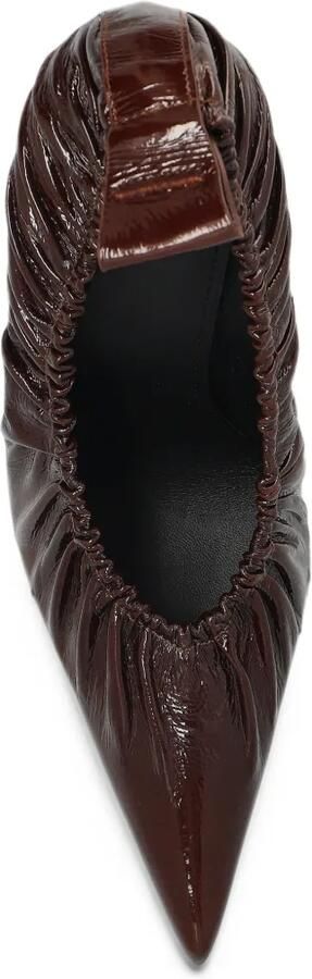 IRO Fronce ruched pumps Bruin - Foto 5