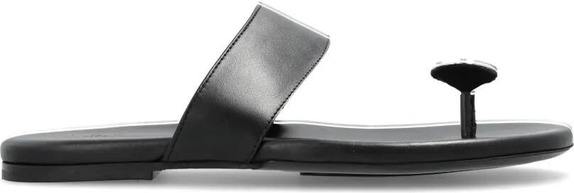 IRO Leren sandalen met studs Zwart