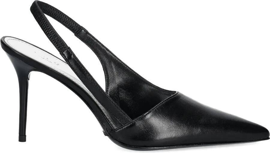 IRO Slingback pumps met puntige neus Zwart