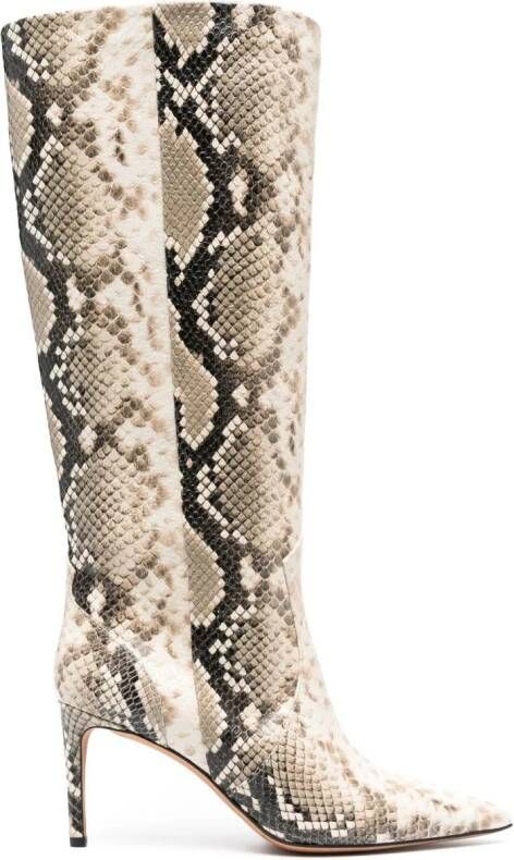 IRO Laarzen met pythonprint Beige