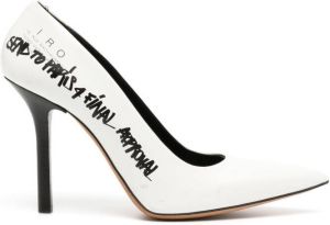 IRO Pumps met tekst Wit