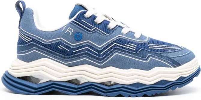 IRO Wave denim sneakers Blauw