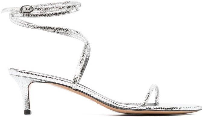 ISABEL MARANT 60 mm Aridee sandalen Zilver