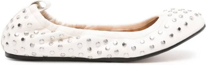 ISABEL MARANT Ballerina's verfraaid met studs Wit