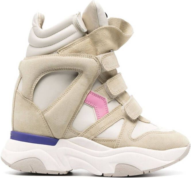 ISABEL MARANT Balskee high-top sneakers Beige