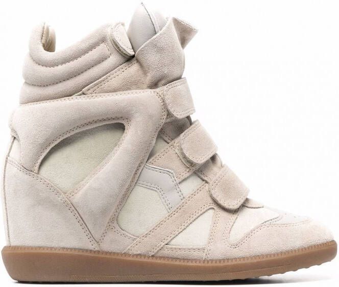 ISABEL MARANT Bekett high-top sneakers Beige