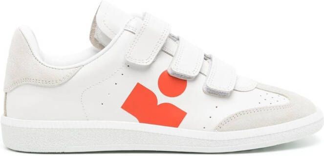 ISABEL MARANT Beth sneakers met klittenband Wit