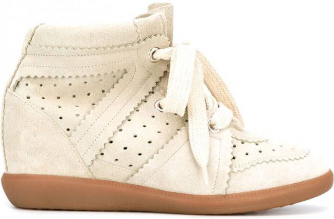 ISABEL MARANT Bobby wedge sneakers Grijs