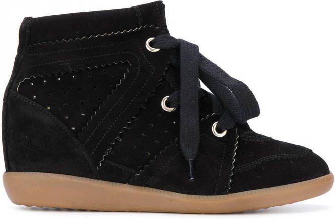 ISABEL MARANT Bobby wedge sneakers Zwart