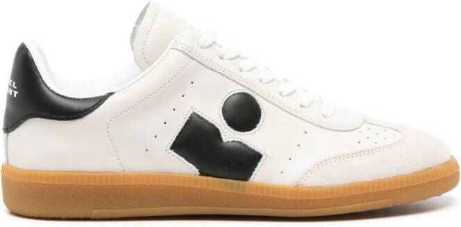 ISABEL MARANT Bryce leren sneakers Beige