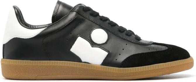 ISABEL MARANT Bryce leren sneakers Zwart