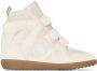 Isabel Marant Buckee sneakers met sleehak Beige - Thumbnail 1