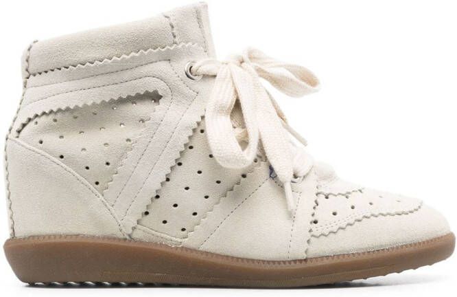 ISABEL MARANT Suède sneakers Beige