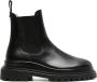 ISABEL MARANT Ceilee leren Chelsea laarzen Zwart - Thumbnail 1