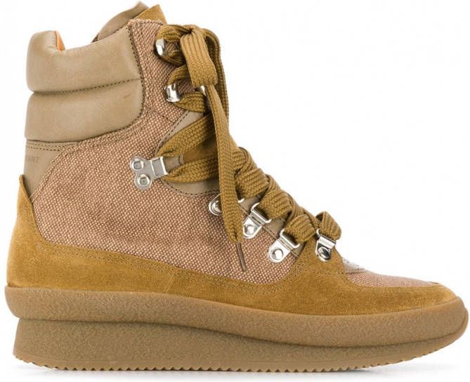 ISABEL MARANT Chunky veterlaarzen Groen