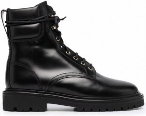 MARANT Combat boots met veters Zwart