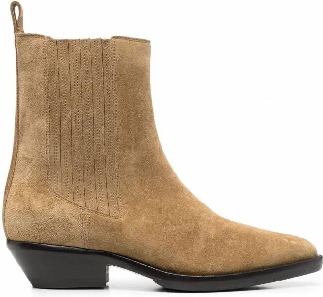 ISABEL MARANT Delena cowboylaarzen Beige