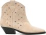 ISABEL MARANT Dewina 40mm suede ankle boot Beige - Thumbnail 1