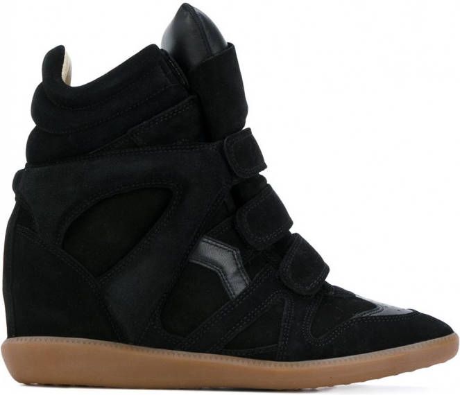 ISABEL MARANT Étoile Beckett high-top sneakers Zwart