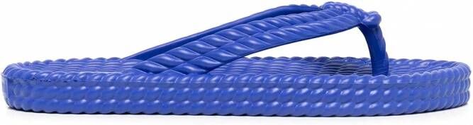ISABEL MARANT Fira teenslippers met gevlochten-effect Blauw