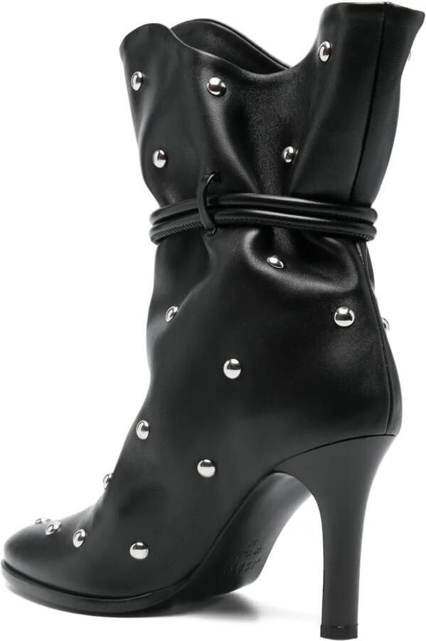 ISABEL MARANT 100 mm Lola leren laarzen met studs Zwart - Foto 2