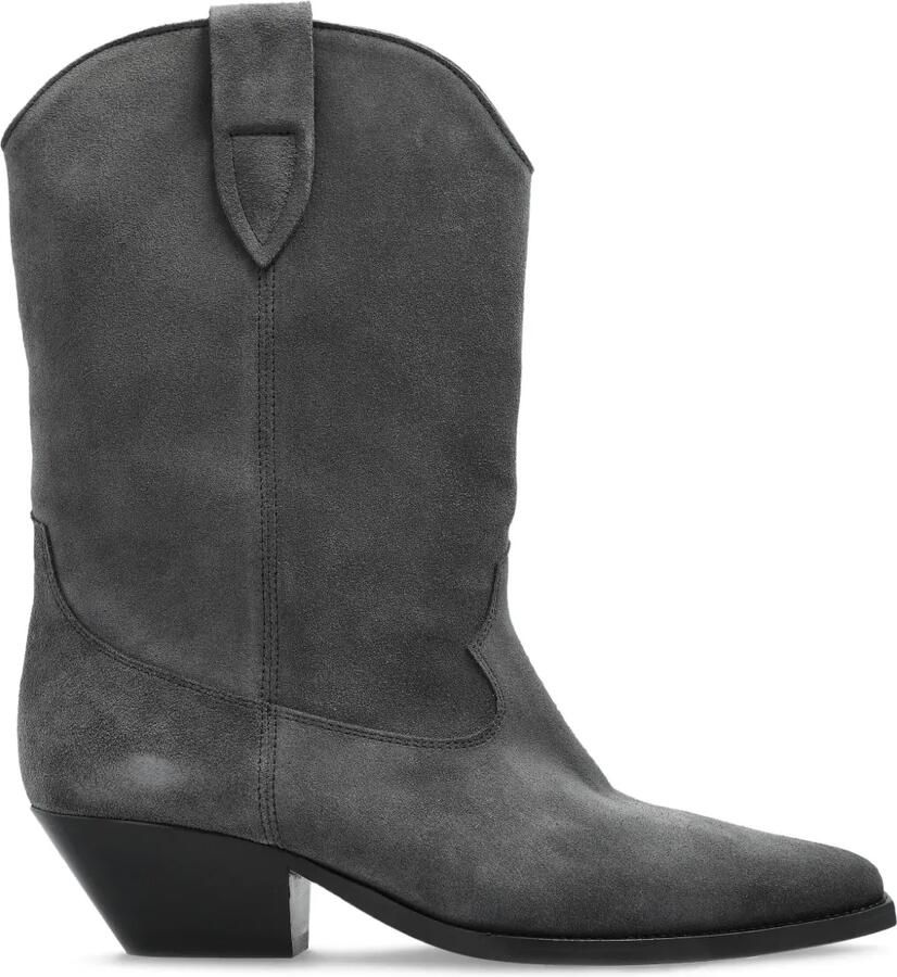 ISABEL MARANT 40 mm Duerto suède enkellaarzen Grijs - Foto 2