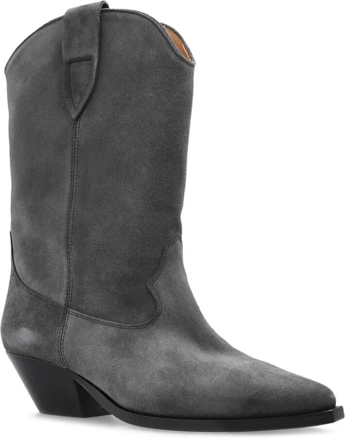 ISABEL MARANT 40 mm Duerto suède enkellaarzen Grijs - Foto 3