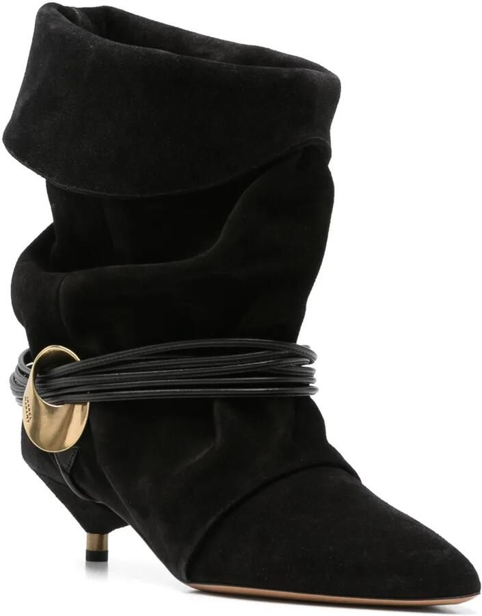 ISABEL MARANT 45 mm Edrika laarzen Zwart - Foto 2