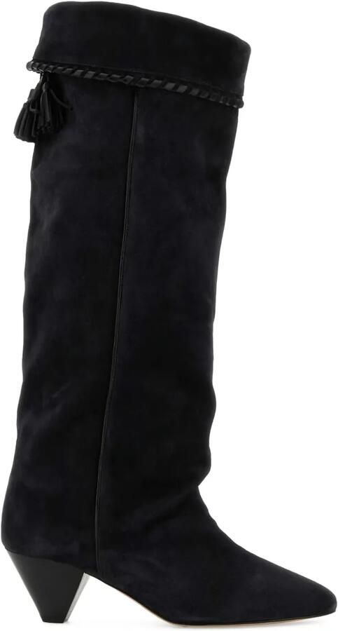 ISABEL MARANT 45 mm Elisa suède laarzen Zwart