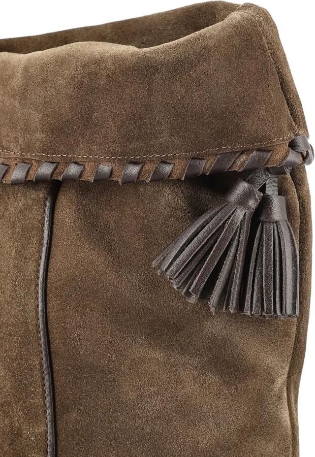 ISABEL MARANT 55 mm Dalby suède laarzen met gevlochten kwastje Bruin - Foto 2