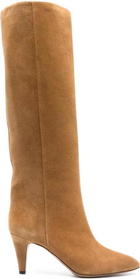 ISABEL MARANT 75 mm Laspi laarzen Bruin