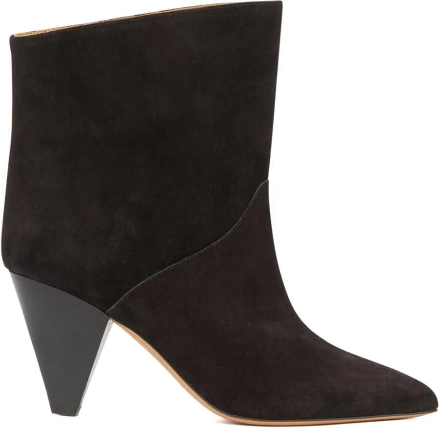 ISABEL MARANT 75 mm Loline suède laarzen Zwart