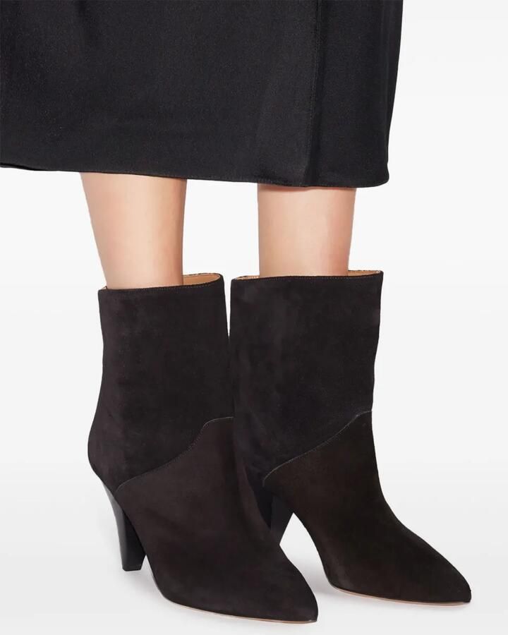 ISABEL MARANT 75 mm Loline suède laarzen Zwart - Foto 2