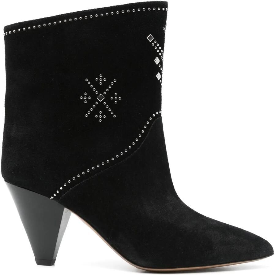 ISABEL MARANT 80 mm Loline laarzen Zwart