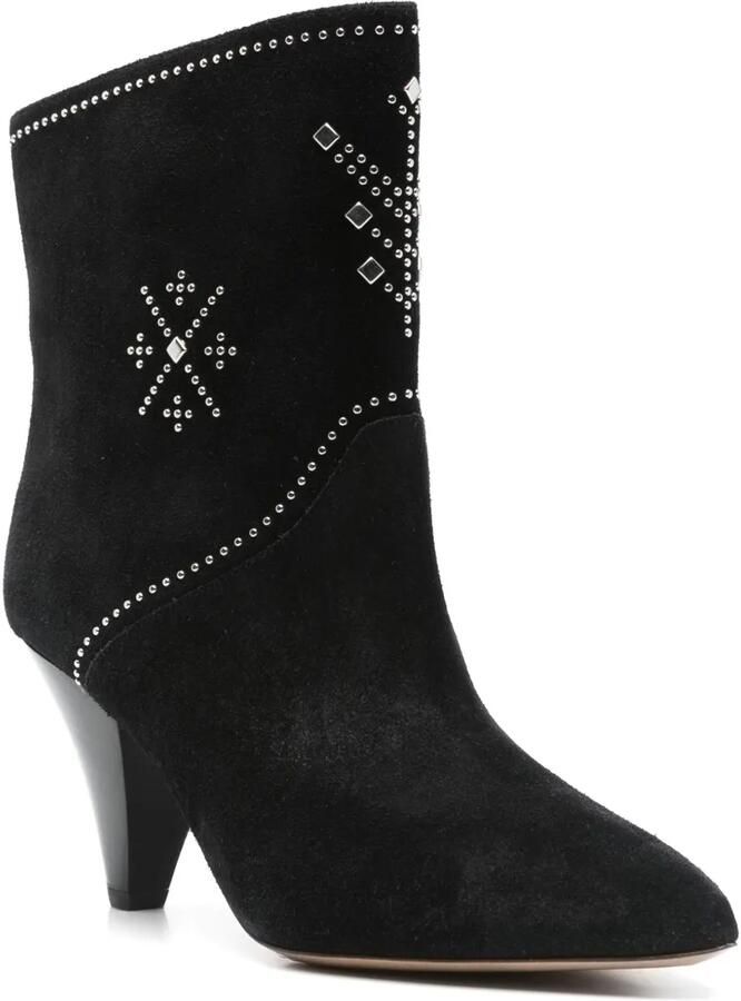 ISABEL MARANT 80 mm Loline laarzen Zwart - Foto 3