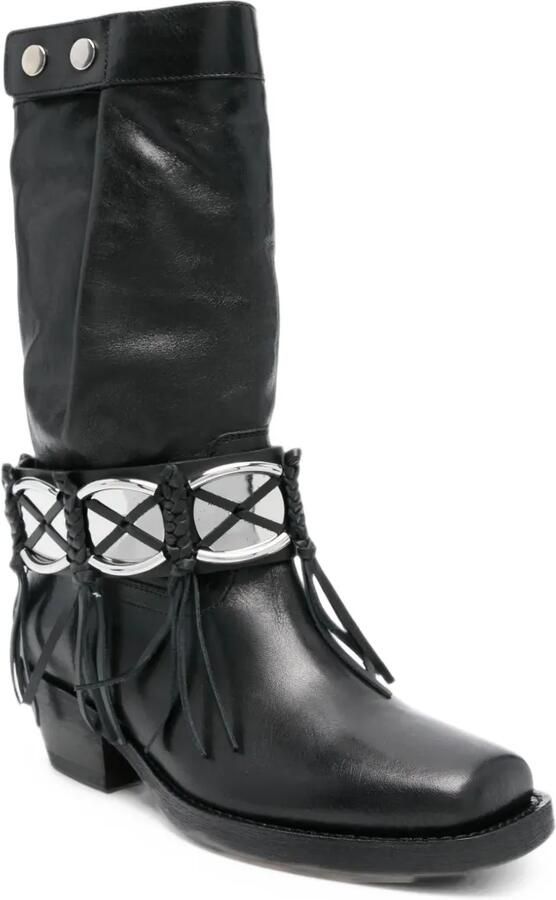 ISABEL MARANT Ademe leather boots Zwart - Foto 2