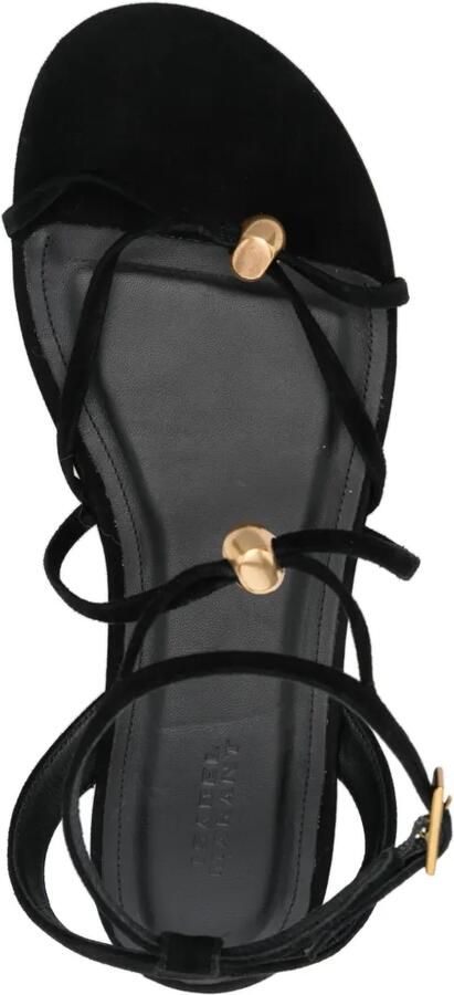 ISABEL MARANT Aeza sandalen Zwart - Foto 4