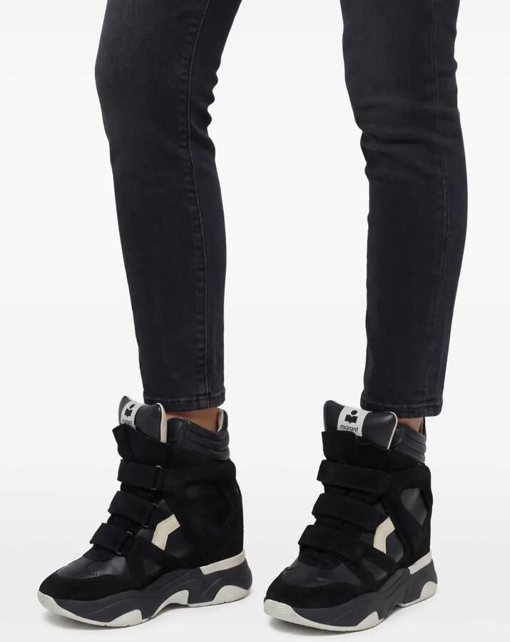 ISABEL MARANT Balskee high-top sneakers Zwart - Foto 2