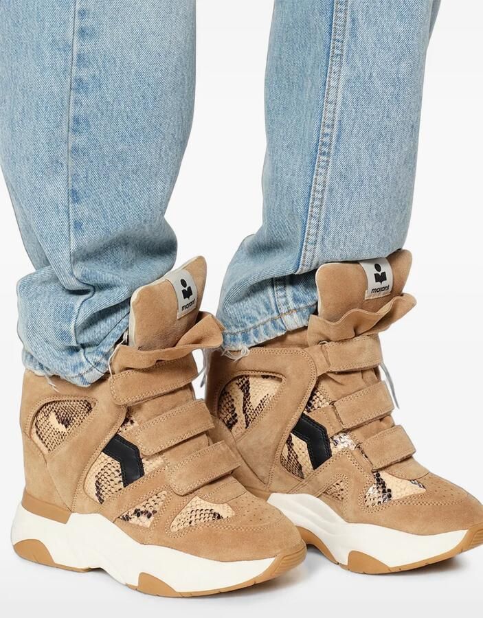 ISABEL MARANT Balskee sneakers Bruin - Foto 3