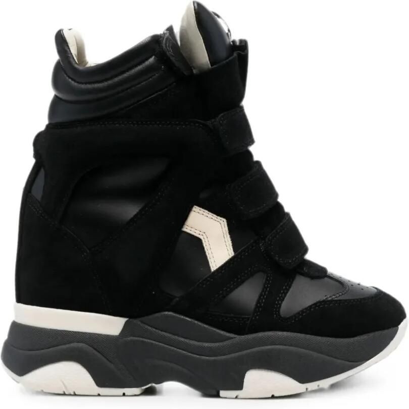 ISABEL MARANT Balskee sneakers met klittenband Zwart