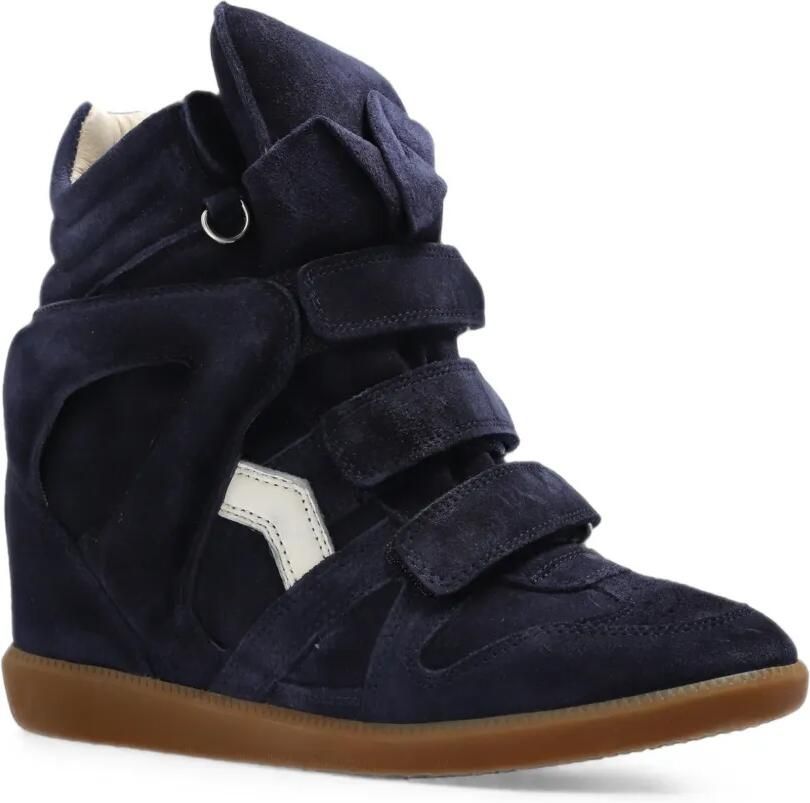 ISABEL MARANT Bekett Ring sneakers met sleehak Blauw - Foto 3