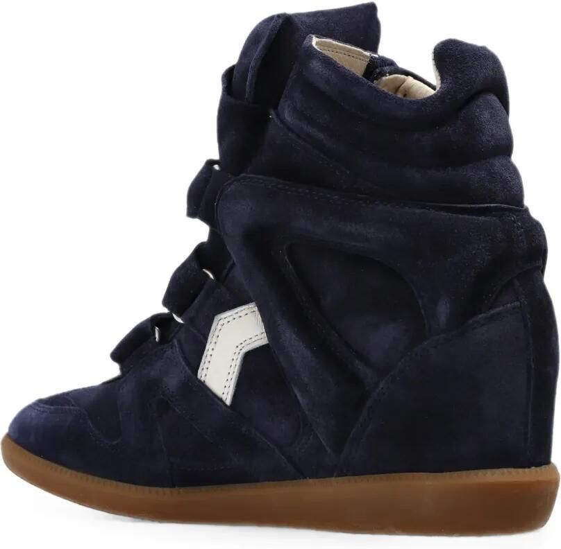 ISABEL MARANT Bekett Ring sneakers met sleehak Blauw - Foto 4
