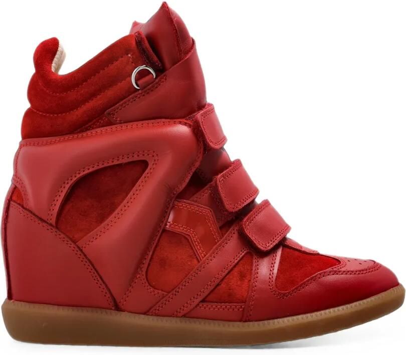 ISABEL MARANT Bekett Ring suède sneakers Rood