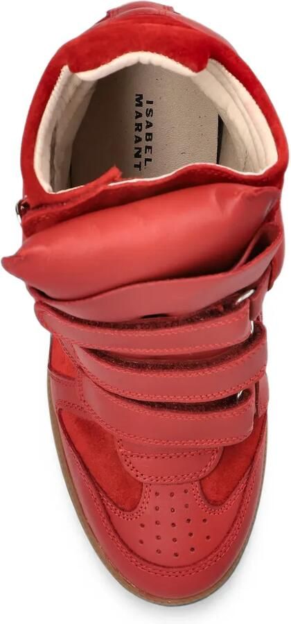 ISABEL MARANT Bekett Ring suède sneakers Rood - Foto 5
